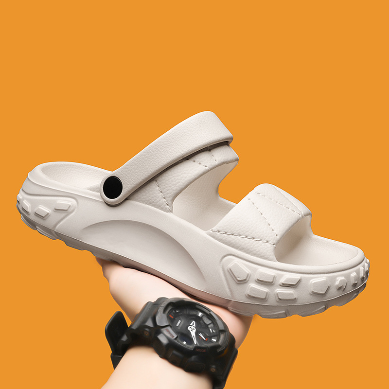 Nuevas zapatillas transfronterizas para niños, zapatos de jardín EVA de alta elasticidad, sandalias de playa de verano, sandalias para padres e hijos, zapatos con agujeros al aire libre