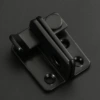 Black large right nail door buckle
