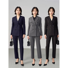 工装西装套装女2023新款秋冬高级感通勤气质冬季高端西服小个子冬