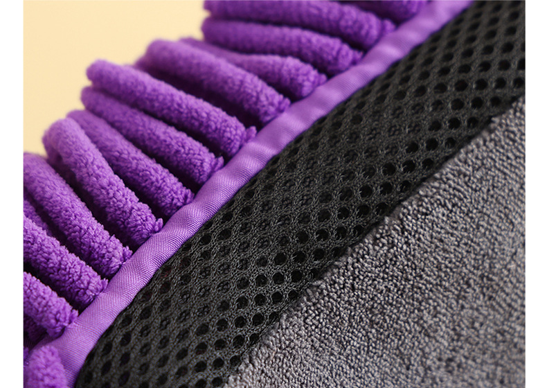 Car Chenille Car Wash Gloves, Thickened Waterproof Car Cleaning Gloves, Coral Velvet Double-Sided Car Cleaning Tools