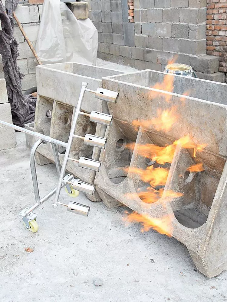 Сжиженный газ огненный пистолет стерилизует ферму