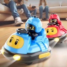 儿童电动遥控车玩具双人对战碰碰车汽车男孩跑跑漂移卡丁车赛车