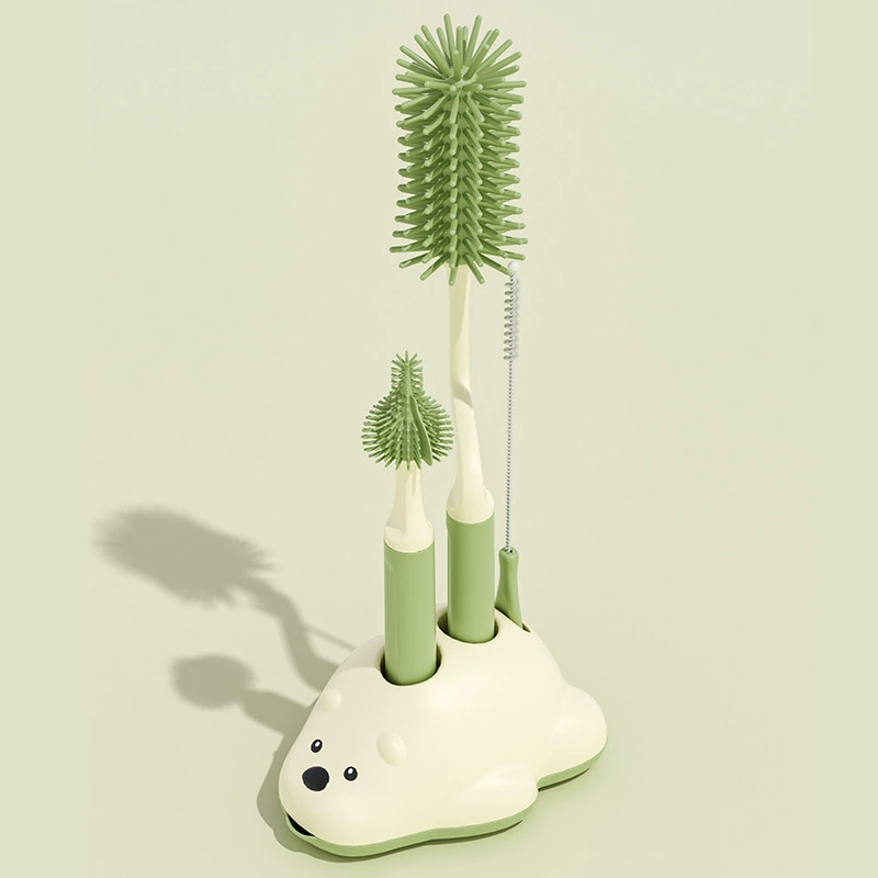 Hygienic bottle brush, children's silicone pacifier, bottle detergent