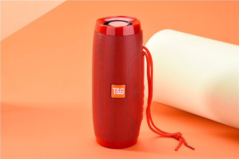 Altavoces duales transfronterizos, altavoz Bluetooth inalámbrico de alto volumen tg157, luz LED portátil para exteriores, altavoz Bluetooth explosivo