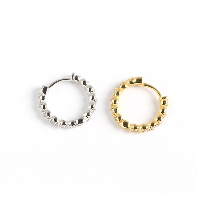 geometric twist winding diamond temperament wild ear buckle trendy earringspicture3