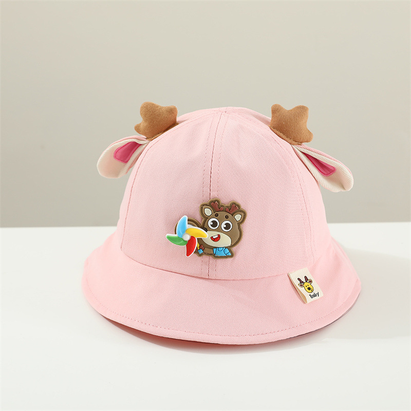 Sombreros para bebés nuevos sombreros de pescadores de dibujos animados para niños y niñas lindos super bonitos sombreros para bebés primavera y otoño sombreros delgados sombreros