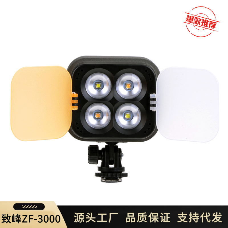 Zhifeng ZF-3000 fotografía luz boda Luz de relleno LED ajustable Temperatura de dos colores luz constante Cámara de noticias Luz de disparo