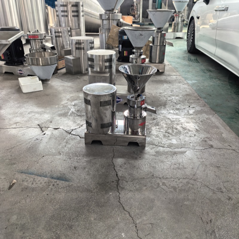 出口花生芝麻辣椒酱研磨机 韭菜虾酱鸡肉胶体磨 果酱豆沙馅胶体磨