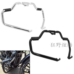 Harley 18-25 Fat Boy Soft Tail Breakthrough Luwei Fat Boy Heunder Street Fighter Modified Front Bumper Guard
