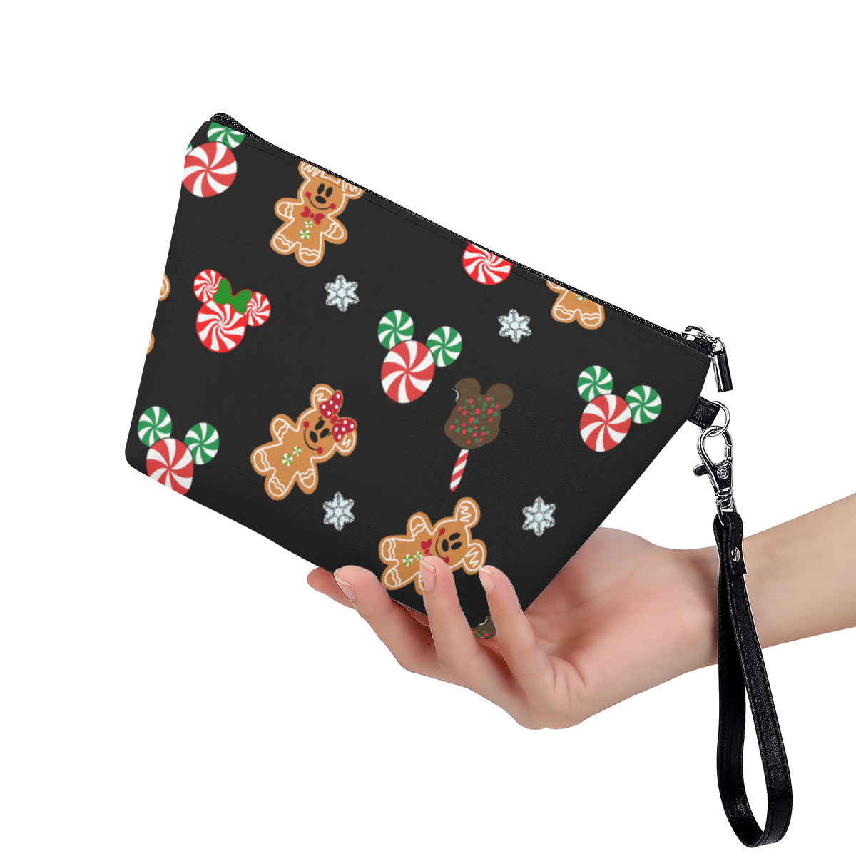 Maßgeschneiderte Handtasche für Damen, Waschhandtasche, modische und leichte Handtasche, Kosmetiktasche im Reißverschlussstil für Damen_voghion.com