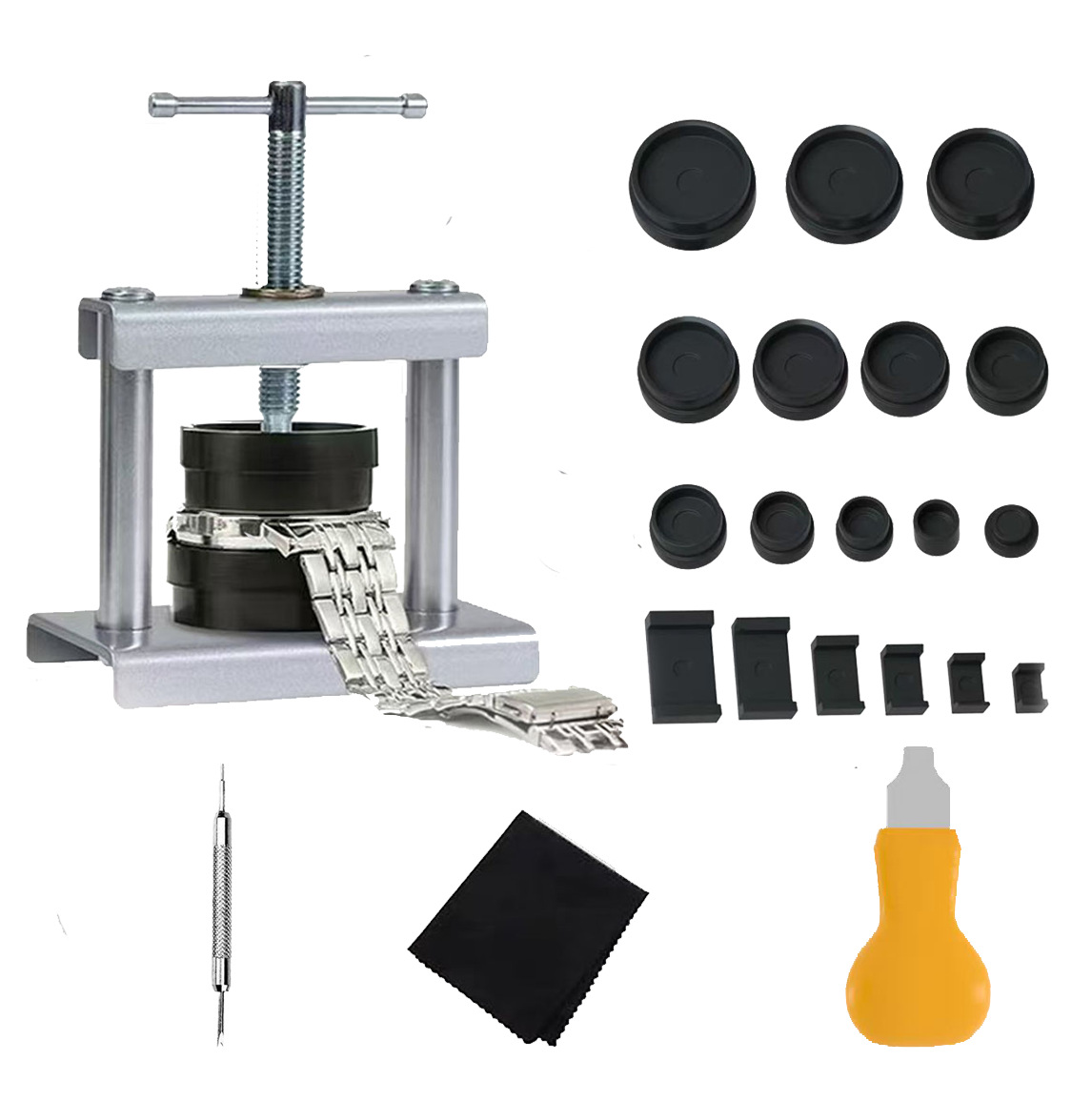 Watch repair tool capping machine set watch repair back cover capping machine watch capping device simple screw capping machine