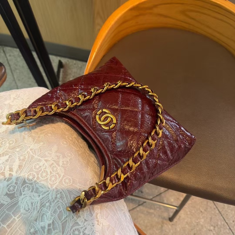 今年流行腋下托特包包女2025新款小香风轻奢链条高级感单肩斜挎包|undefined