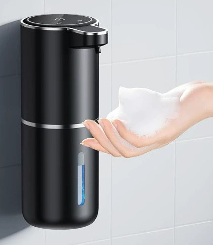 Индукционный автоматический дозатор мыла серии P18/P20, бесконтактный, настенный/настольный держатель, 400–550 мл