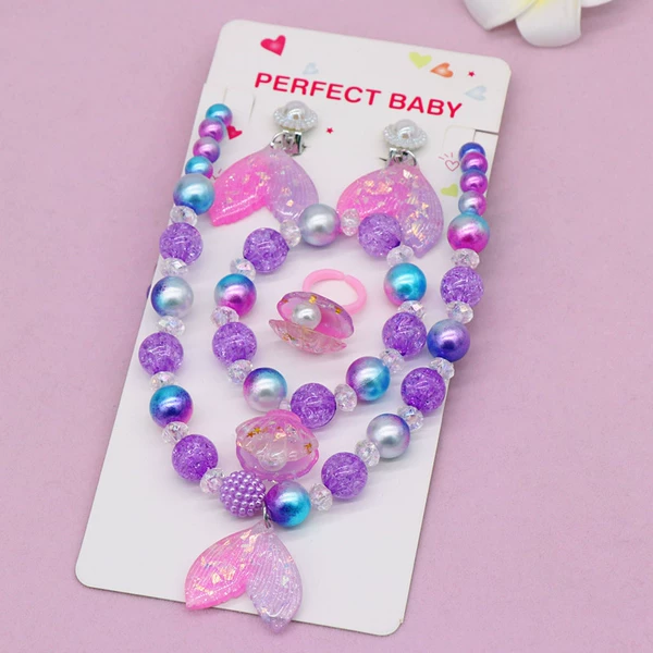 No. 1 Mei Zi+Gradient Pearl 5 -piece Set on Card Paper