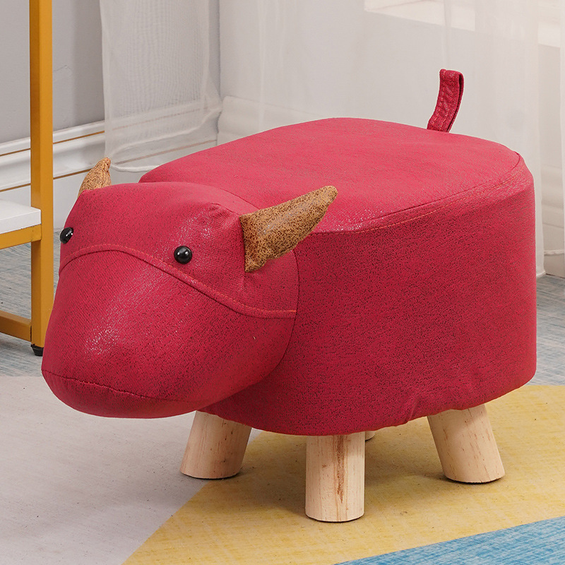 Elefante taburetes para niños taburetes de animales taburetes de madera maciza taburetes creativos pequeños taburetes de sala de estar caseros dibujos animados lindos taburetes bajos