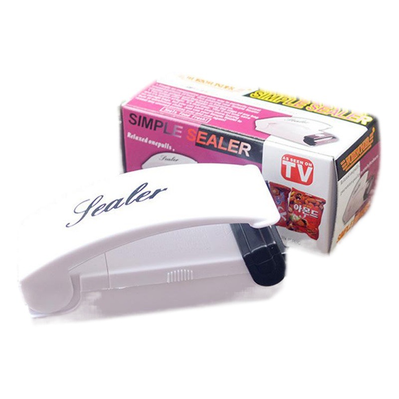 Mini máquina de sellado del hogar pequeña máquina de sellado del hogar bolsa de alimentos bolsa de plástico presión de la mano máquina de sellado ventas directas de la fábrica