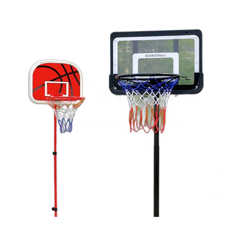 Niños en interiores elevable soporte de tiro marco de hierro al aire libre móvil marco de baloncesto juguetes de pelota deportiva para niños