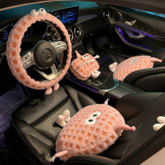 Car headrest, car neck pillow, 2023 new original car cushion, car seat neck pillow, pair of lumbar pillows