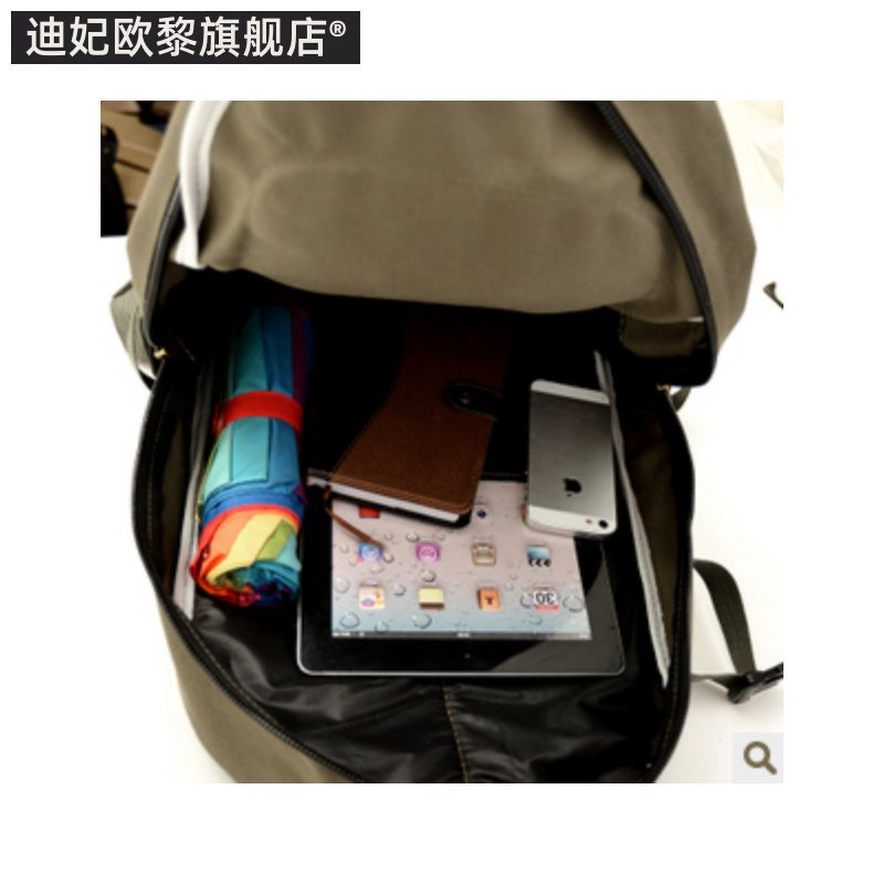 [Canvas resistente al desgaste] mochila de gran capacidad mochila de viaje de moda mochila universitaria para hombres y mujeres