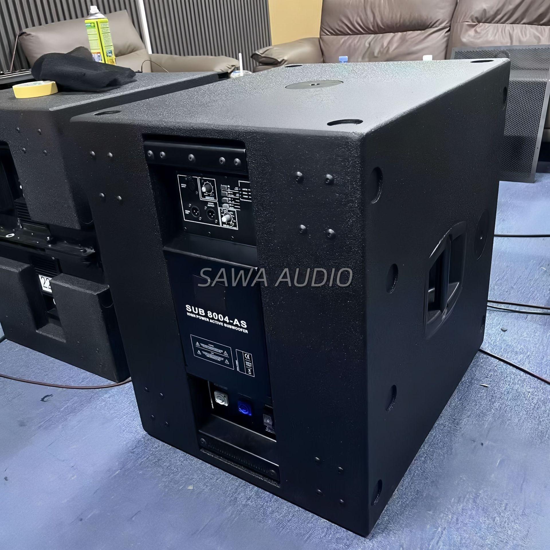 18 pulgadas subwoofer solo altavoz profesional al aire libre altavoz de alta potencia conferencia bar escenario sonido de matriz lineal