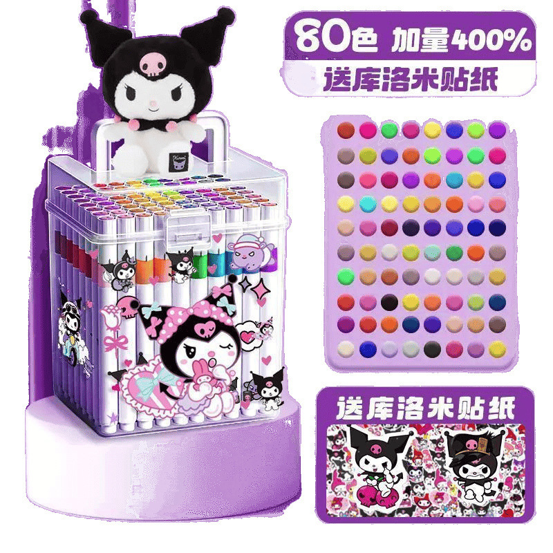 学生用アクリルマーカーペン、子供用洗える無毒水彩ペン、不透明紙セット、積み重ね可能なカラーアート紙|undefined