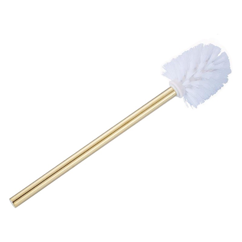Bathroom Golden Cleaning Toilet Brush Toilet Long Handle Toilet Soft Brush Toilet Brush Handle Lengthened