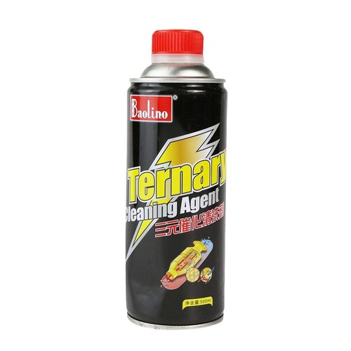 Polylaid three-way carbon deposit catalytic converter remover engine cleaning agent car fuel treasure throttle cleaner