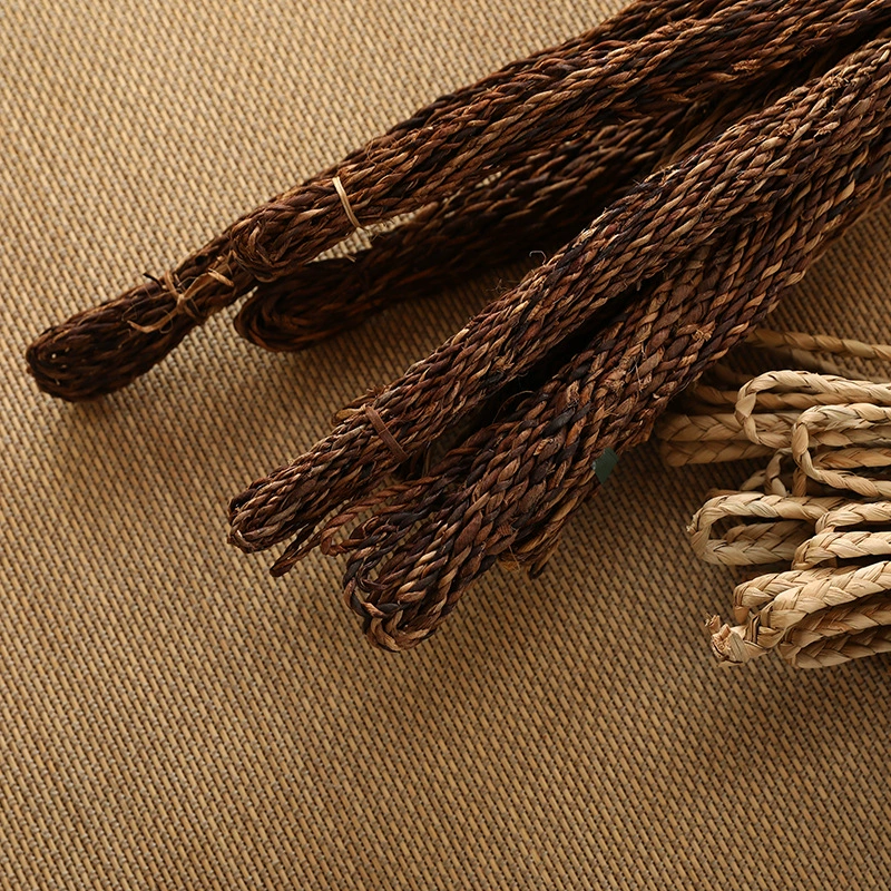 Новый чистый ручной работы плетеный травяной коса плетеный двойной плетеный материал для обуви импортный кокс шнур оптом
