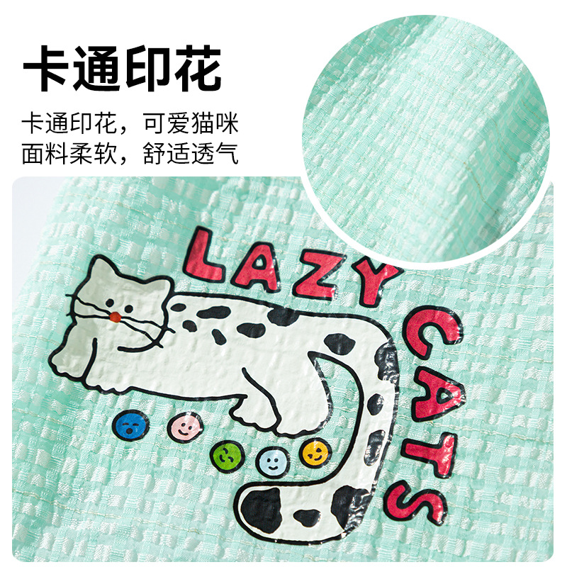 Primavera y verano de gatos, chaleco de corbata de burbuja, camiseta de gato, ropa especial para gatos, ropa para mascotas