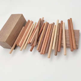 现货圆形方形小木棒桦木圆木条圆木杆实木圆木棒圆木棍木制品批发