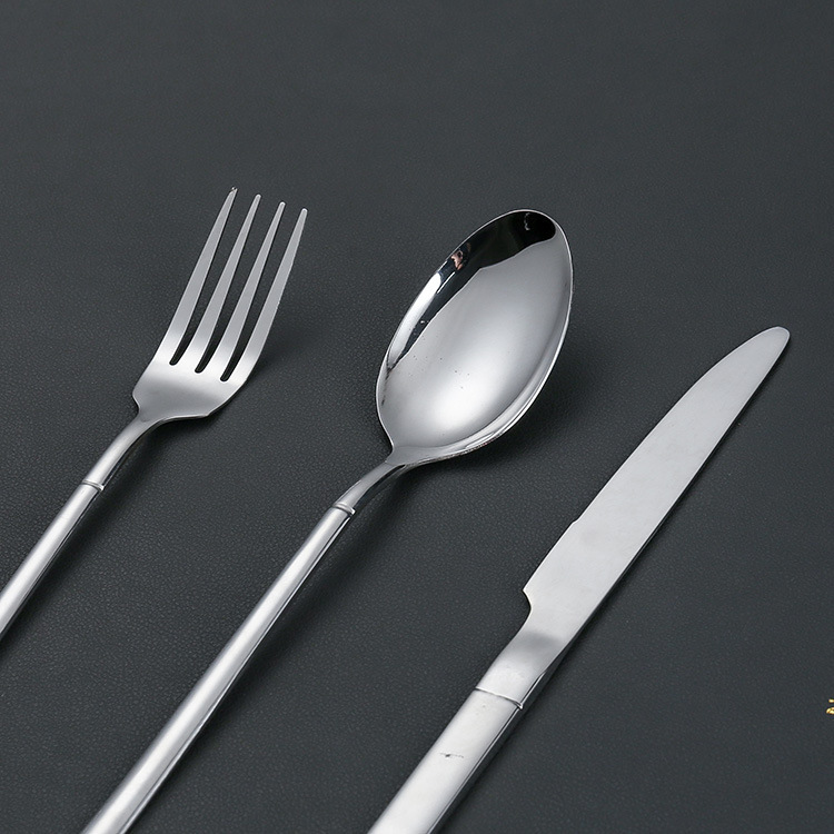 クロスボーダー騎士食器セット3点セットクリエイティブレストランステーキナイフフォークスプーンステンレスナイフフォークセット|undefined