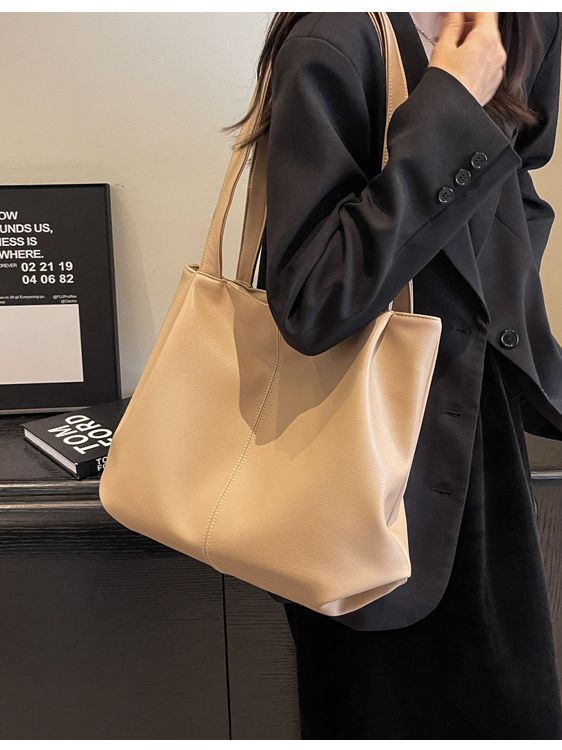 レディースバッグ新品2023トートバッグナイロン大容量シンプル通勤ワンショルダーバッグカジュアル文芸布袋|undefined