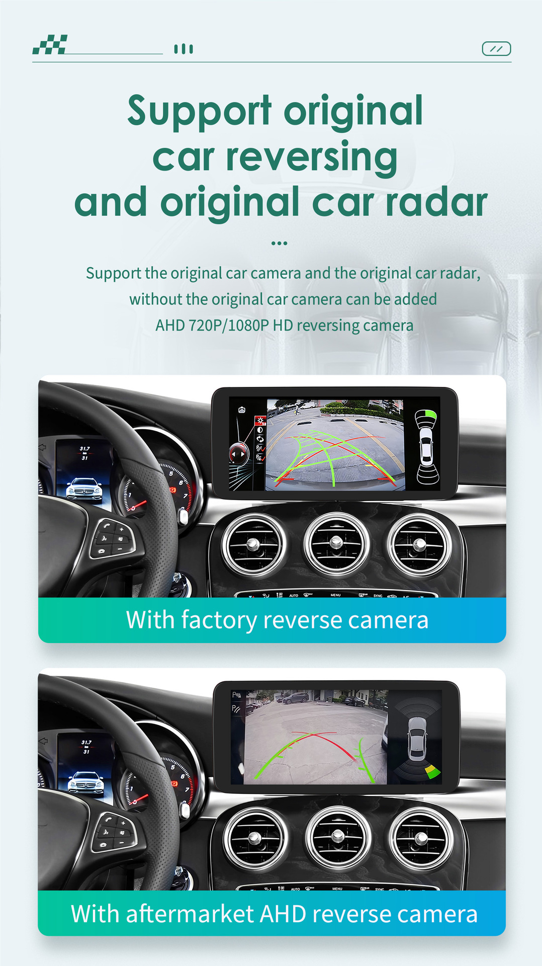 Suitable for 15-18 Mercedes Benz mercedes benz c class W205 X253 Android HD large screen navigator