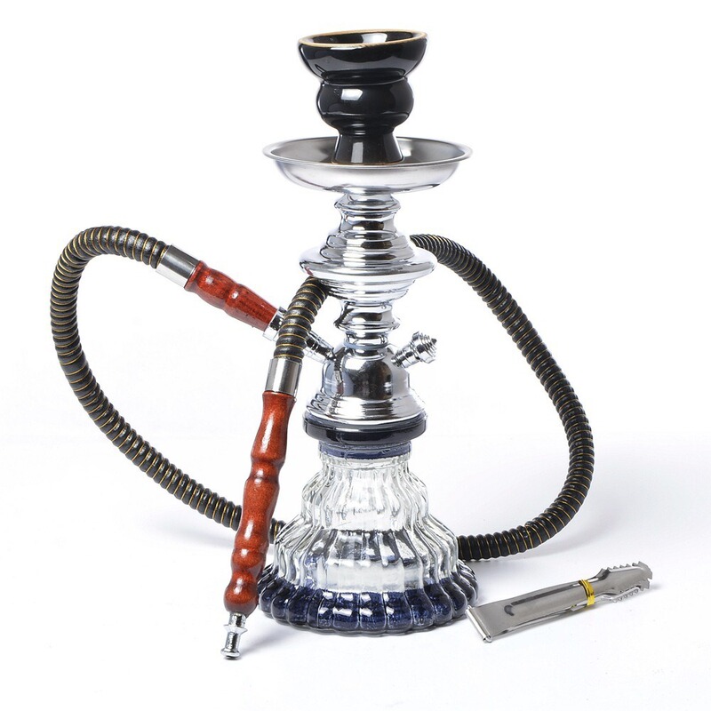 Arabian Hookah Set Small Size Single/Double Pipe Hookah Gun Bar Hookah Accessories Shisha Trendy Smoking Equipment