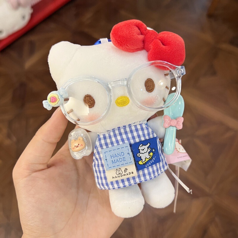 网红爆款kitty换装HelloKitty正版钥匙扣装饰少女感可爱风挂件|undefined