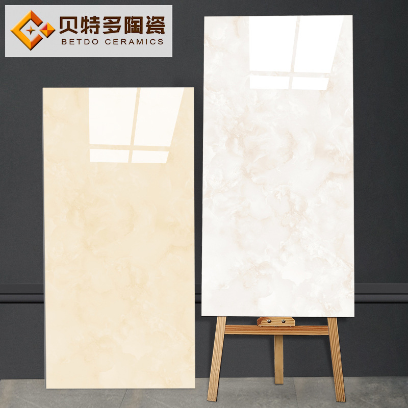 广东佛山瓷砖600x1200大板客厅地砖通体大理石地板砖灰色耐磨墙砖