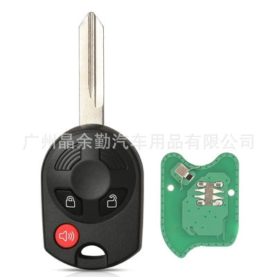 OUCD6000022 suitable for Ford Lincoln Mazda car key remote control 315/433 frequency 4D63 chip (Car Keys) - 315mhz-2-1-key-fo38-straight-board-remote-control