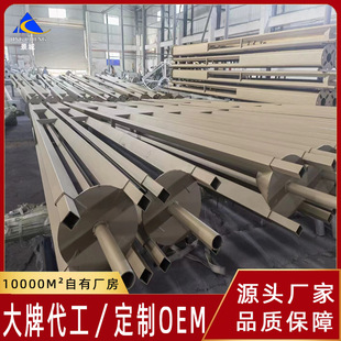Source Manufacturer Processes and Wholesales Magnolia Lamp Posts, Municipal 10.15m Way Street Lamp Posts, Road Lighting High Pole Street Lamps