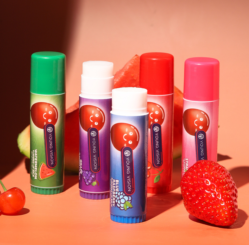 YOUNG VISION Lip balm Moisturizing and Nourishing fruit-flavored cross-border lip balm undefined