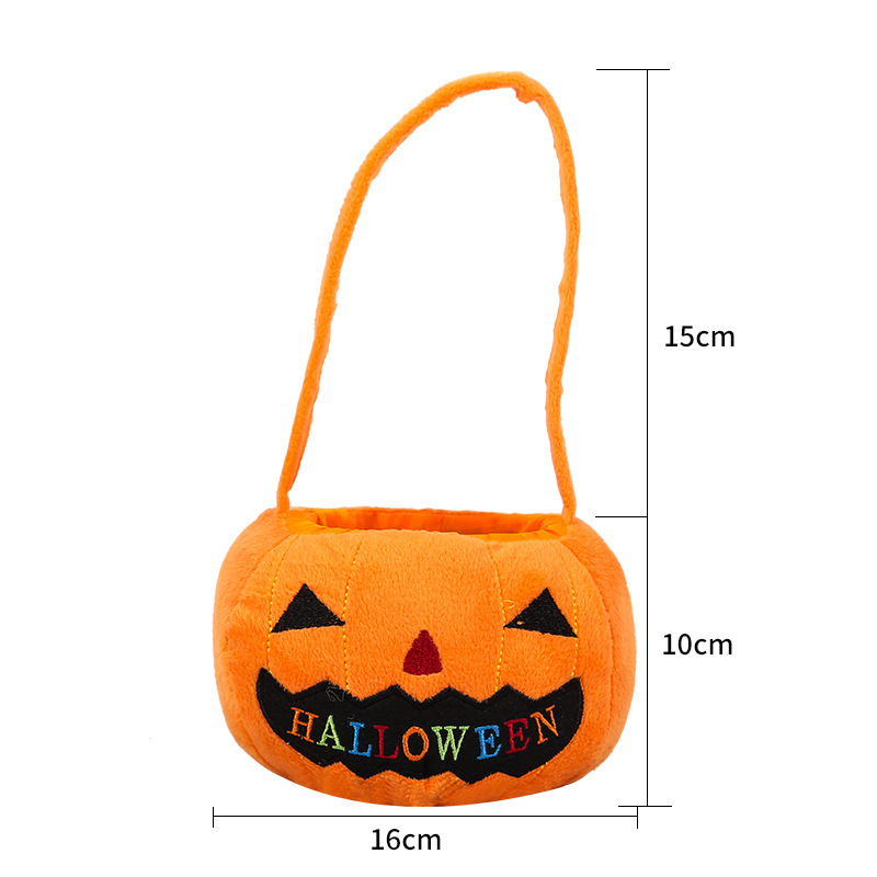 Bolsa de calabaza portátil de Halloween transfronteriza bolsa de azúcar
