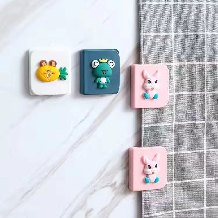 Curtain Holder Shower Curtain Edge Clips Bathroom Curtain Clips Shower Curtain Cover Darkening Strong Adhesive No Drilling Hot Sale