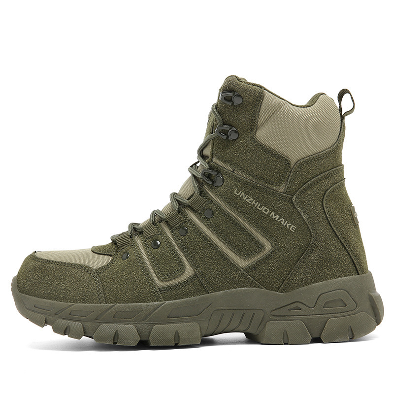 2024 Latest Combat Boots Outdoor Tourism Xiyin Hiking Shoes Combat Boots High Top Hiking Cross Border Wholesale Shoes