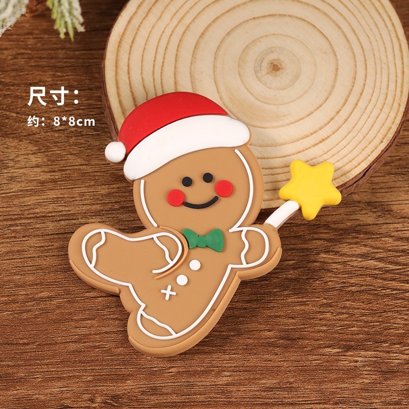 著作権クリスマスケーキ装飾装飾品ソフトゲルクリスマス楽しい老人雪だるまヘラジカクリスマスツリーパーティープラグイン|undefined