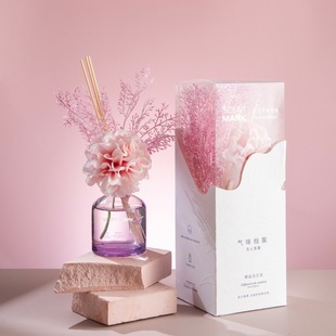Gardenia Aromatherapy Essential Oil Fireless Dried Flowers Home Ornaments Souvenirs Indoor Long-Lasting Fragrance Bedroom Fragrance
