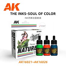 ������AK INK��ϩ��īϵ����װ 30ml*3 AK16021-16031
