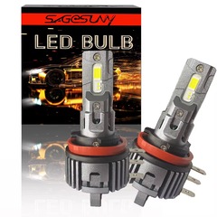 H15 車の LED ヘッドライト glk ゴルフ 7 トゥーランエクスプローラー超明るいハイビームデイタイムランニングライト電球強い光