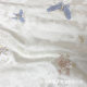 Butterfly flower imitation acetic acid segment embroidery fabric heavy embroidery Chinese cheongsam dress national style jacquard satin fabric