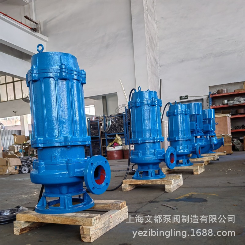 厂家直销150QW180-30-30KW型潜水式排污泵河道拌泥泵,鱼塘搅泥泵