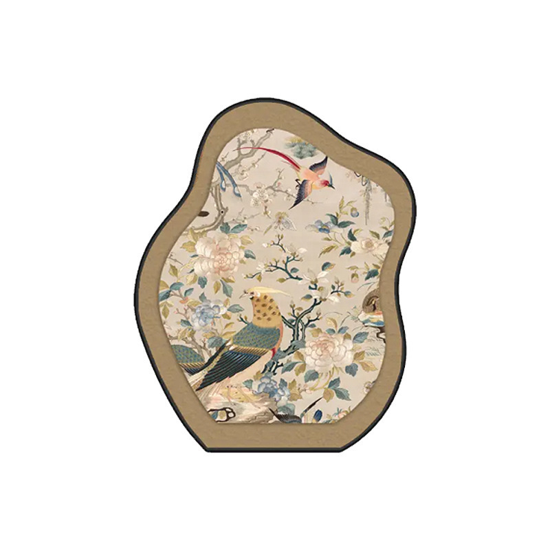 《喜鹊送福》中古风客厅装饰画电视柜桌面摆画高级感卧室实物好寓|undefined