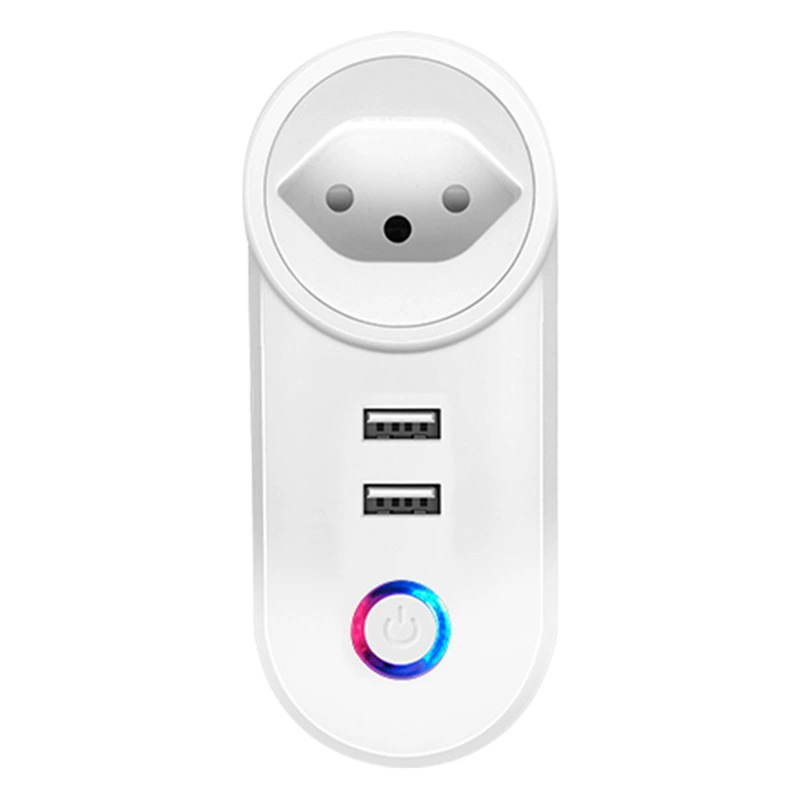Разъем Wi-Fi Независимое управление USB Американский стандарт Британский стандарт Европейский стандарт Бразильский стандарт Израиль Интеллектуальная розетка Wi-Fi с USB